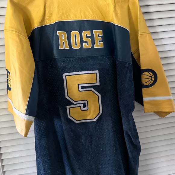 Jeff Hamilton leather Indiana pacers basketball jersey - Picture 4 of 4